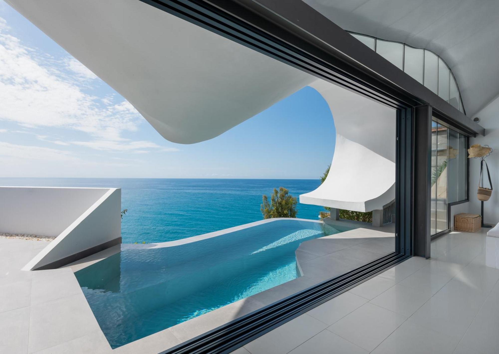 Rentitspain Casa Del Acantilado Piscina Climatizada ซาโลเบรญา ภายนอก รูปภาพ