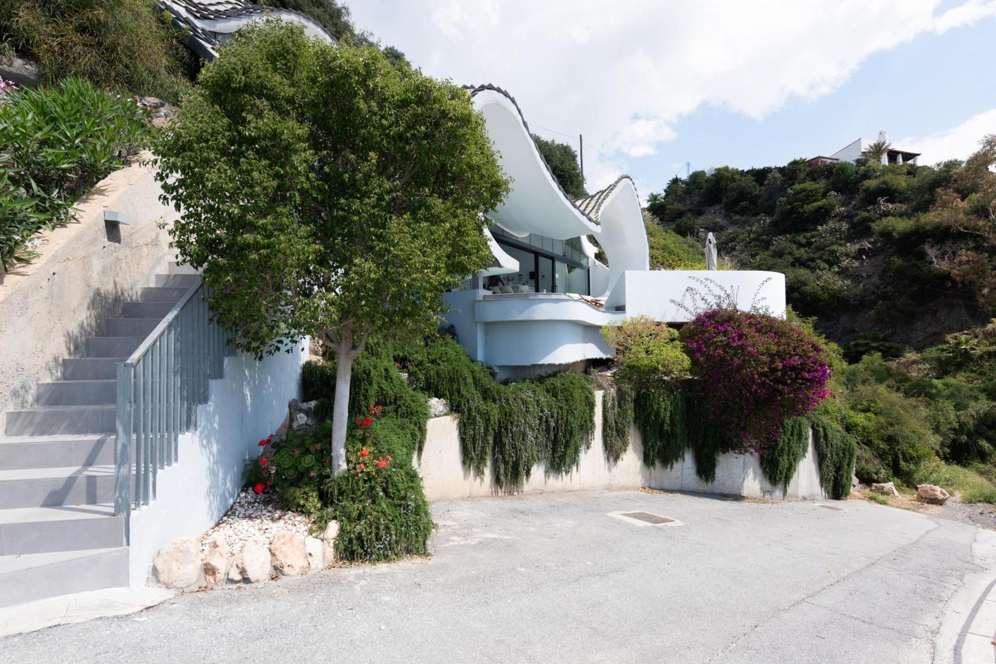 Rentitspain Casa Del Acantilado Piscina Climatizada ซาโลเบรญา ภายนอก รูปภาพ