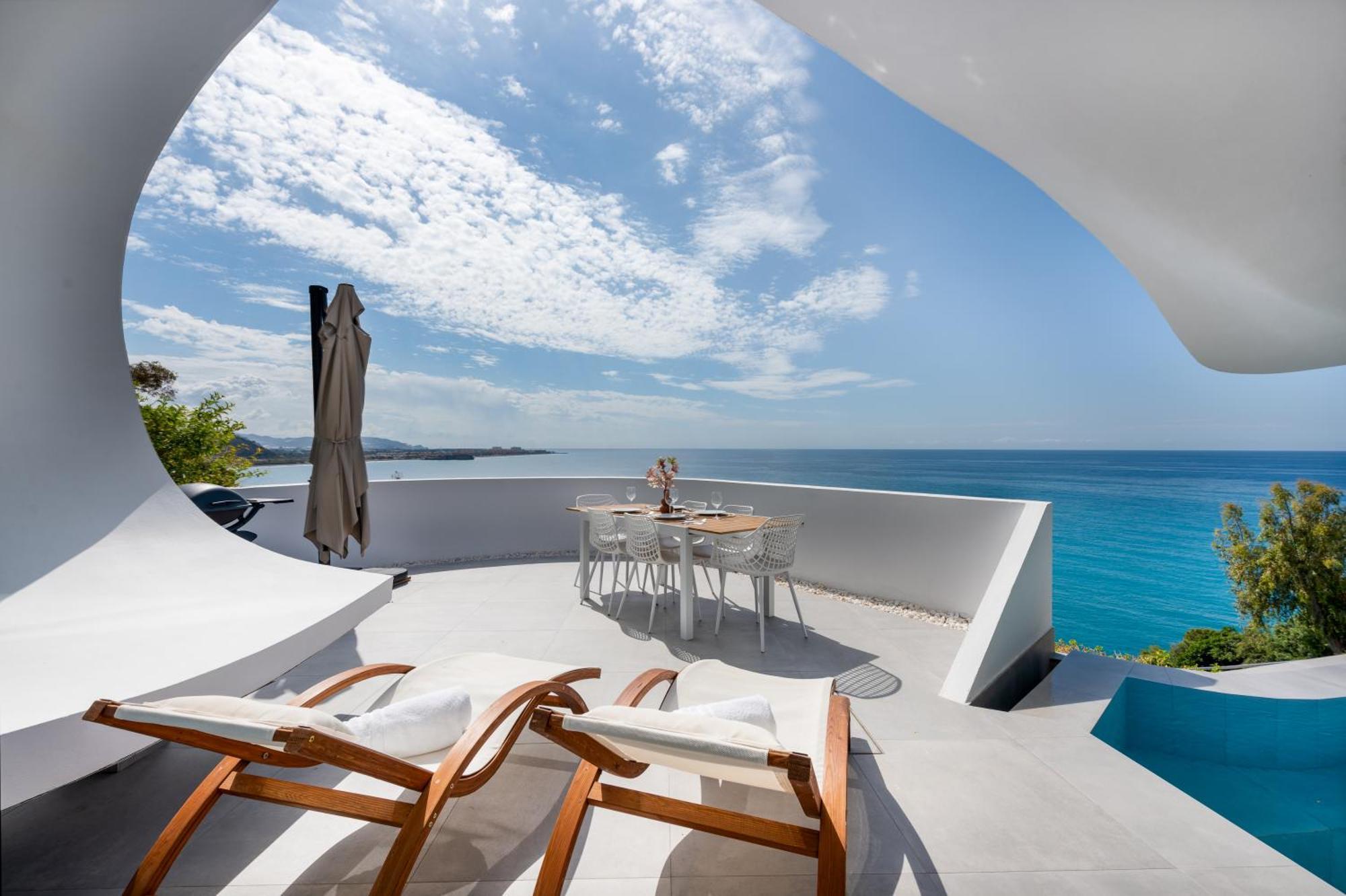 Rentitspain Casa Del Acantilado Piscina Climatizada ซาโลเบรญา ภายนอก รูปภาพ