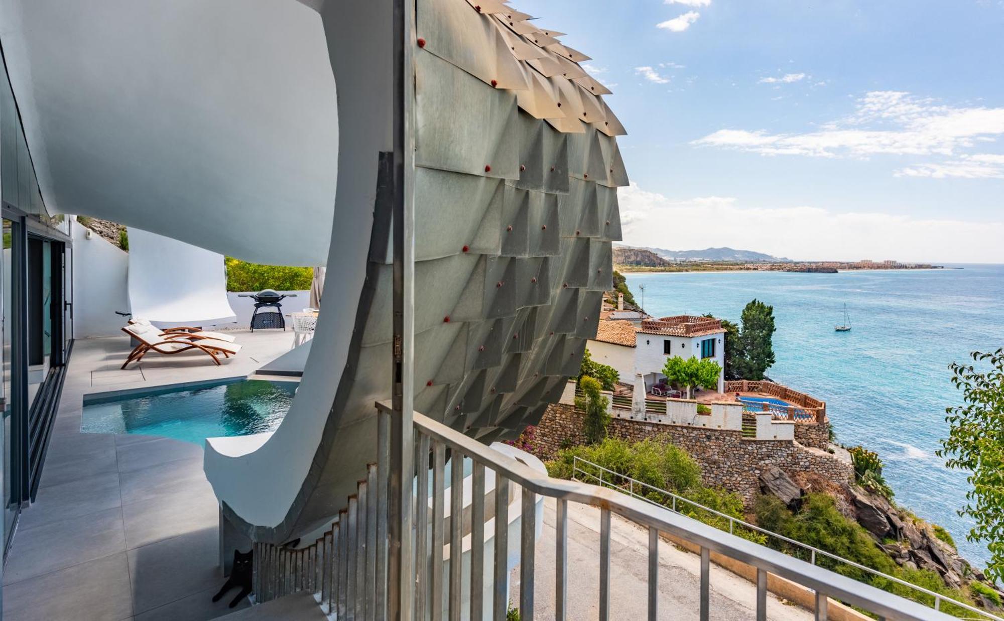 Rentitspain Casa Del Acantilado Piscina Climatizada ซาโลเบรญา ภายนอก รูปภาพ