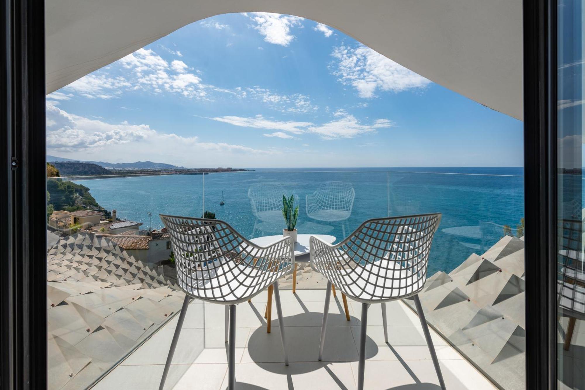 Rentitspain Casa Del Acantilado Piscina Climatizada ซาโลเบรญา ภายนอก รูปภาพ