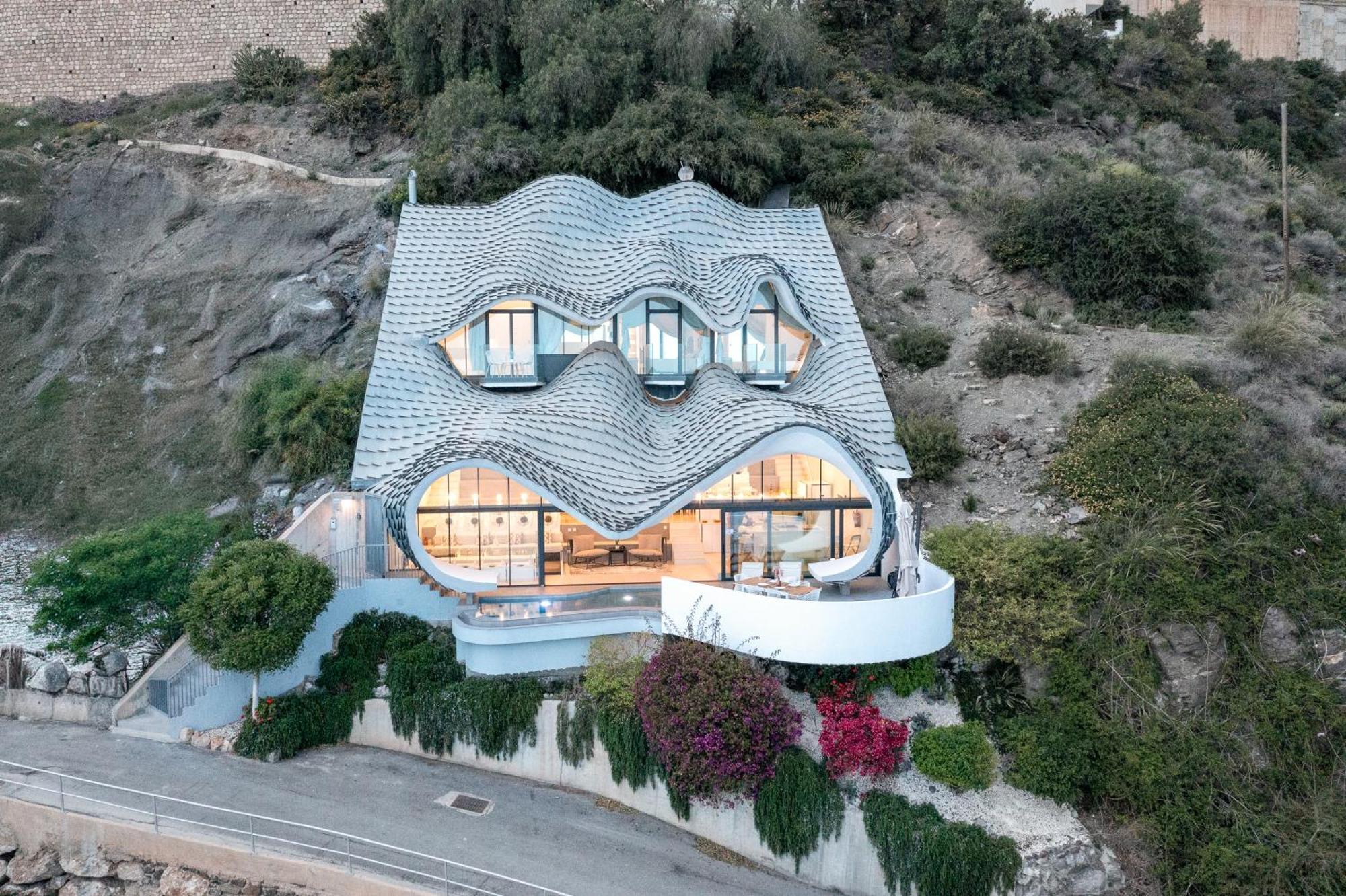 Rentitspain Casa Del Acantilado Piscina Climatizada ซาโลเบรญา ภายนอก รูปภาพ