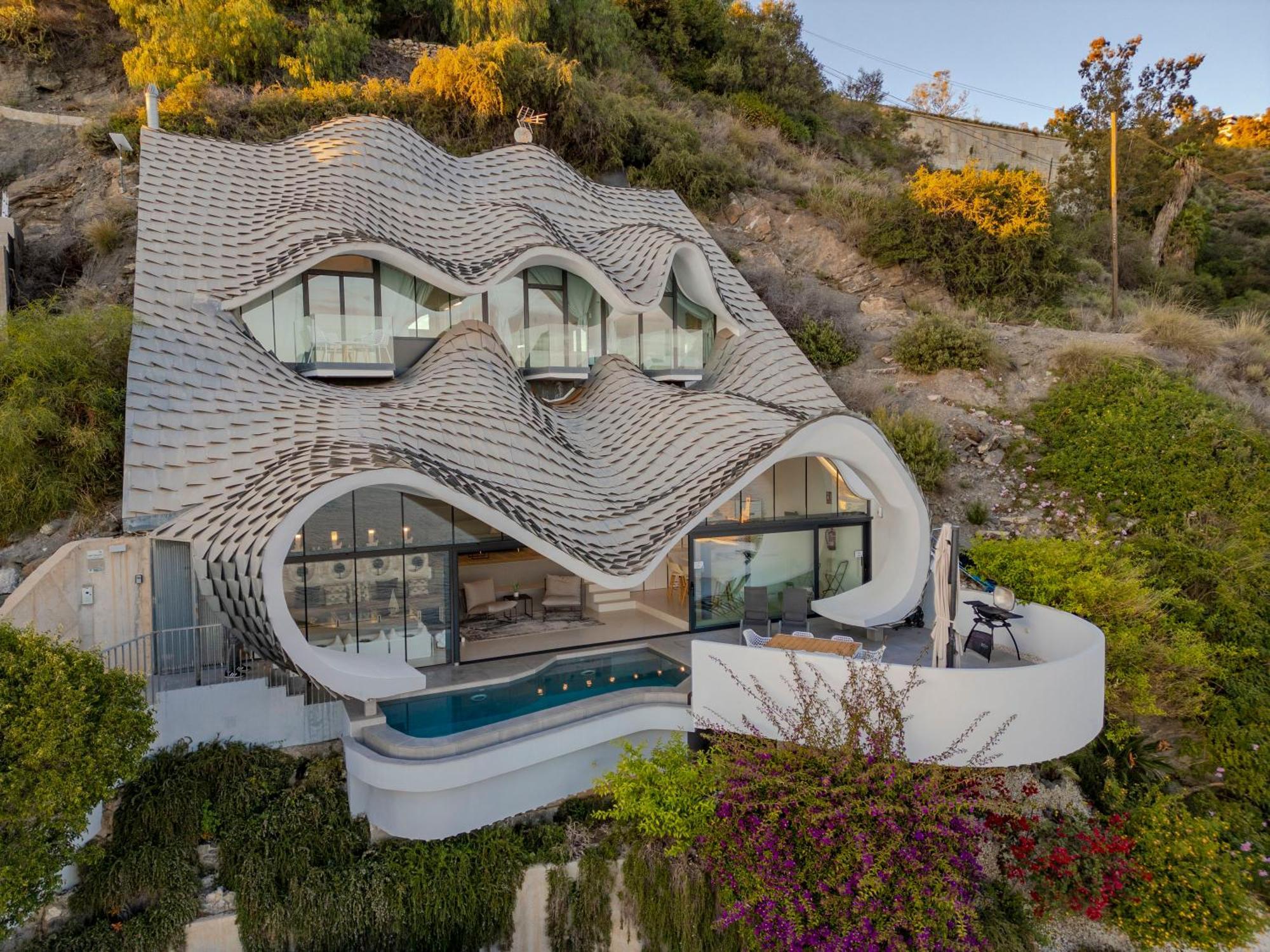 Rentitspain Casa Del Acantilado Piscina Climatizada ซาโลเบรญา ภายนอก รูปภาพ